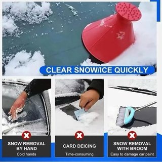 Pack 4 Raspadores de Hielo y nieve para coche