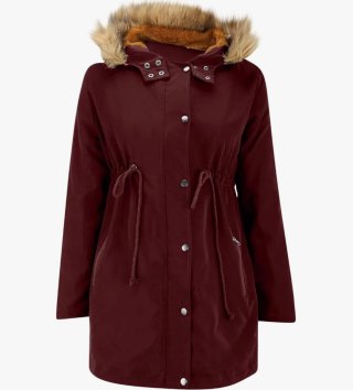 Chaqueta/Abrigo de Porteo granate
