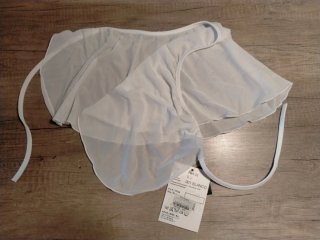 Maillot de ballet Ginadan blanco y rosa