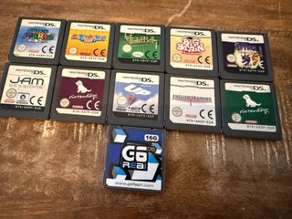Lote 10 Juegos Nintendo DS + G6 DS Real