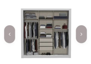 Armario blanco puertas correderas cristal