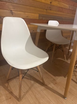 Conjunto de Comedor Nórdico Blanco
