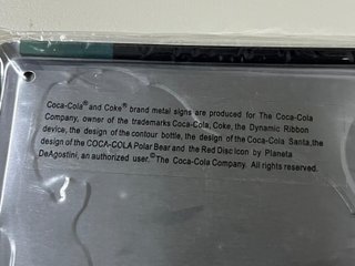 COCA-COLA CARTEL METÁLICO