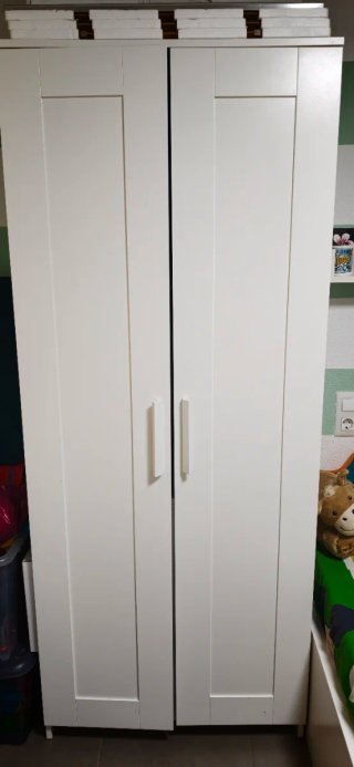 Armario Blanco de Dos Puertas
