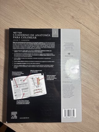 Netter. Cuaderno de anatomía para colorear.
