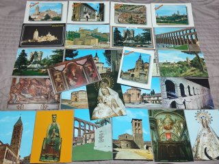 SEGOVIA.. Lote 25 postales antiguas, nuevas.