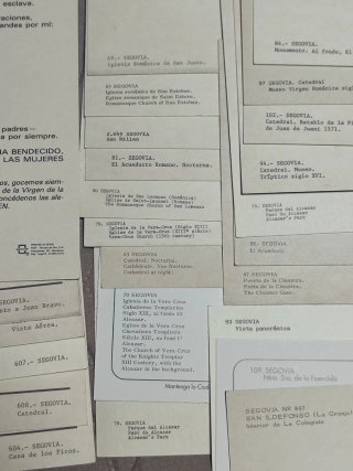 SEGOVIA.. Lote 25 postales antiguas, nuevas.