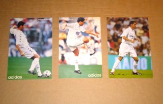 Lote postales, cromos Fernando Hierro Real Madrid