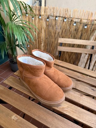 Botines Planos con Pelo