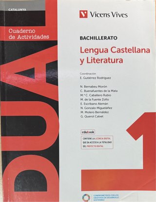 Lengua castellana y literatura 1 Bachillerato :...