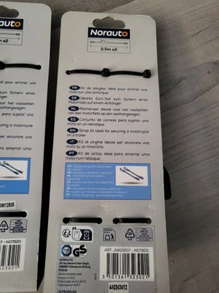4 Cinchas de Sujeción Norauto
