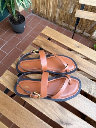 Sandalias Zara Marrones