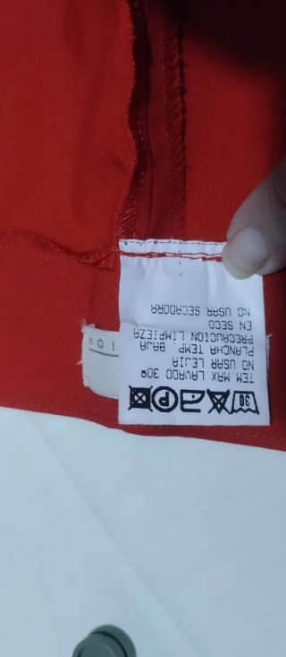 Pantalones rojos de verano mujer
