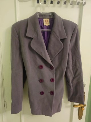 Blazer Loewe Gris Morado Talla M
