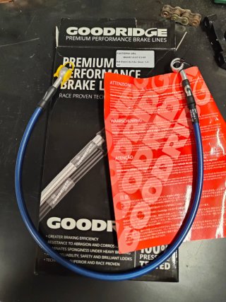 Tubo freno posteriore Goodridge per Suzuki GSX-R