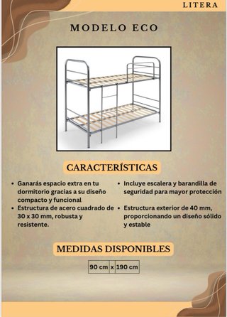 Literas con Colchones