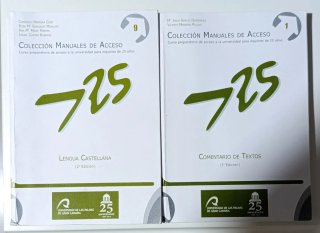 Libros acceso a la universidad para mayores de 25
