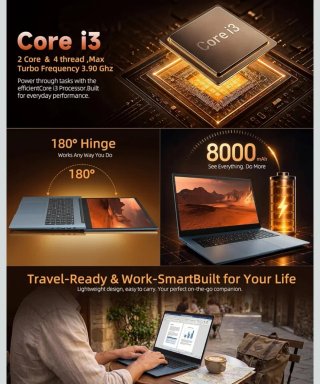 Portátil 18.5 Core i3 16GB RAM 1TB SSD