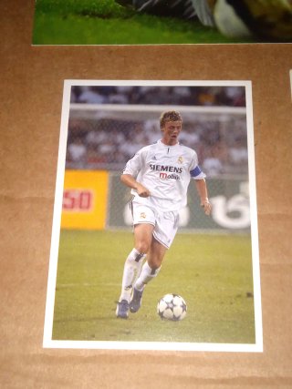 Lote de Cromos y postal de Guti Real Madrid