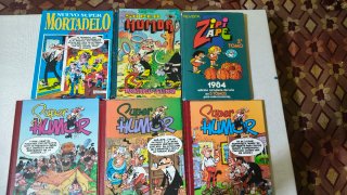 Lote 6 Cómics Súper Humor Mortadelo Zipi Zape