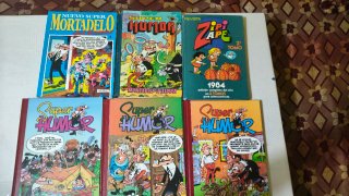 Lote 6 Cómics Súper Humor Mortadelo Zipi Zape