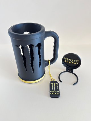 Copo Monster + Abridor e Tampa Lata