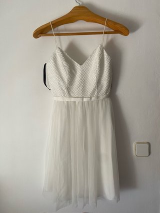 Vestido blanco de fiesta o de novia