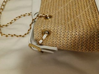 Bolso Chanel Beige y Blanco