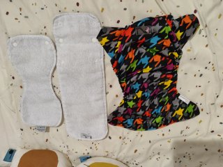 Lote de 7 Pañales de Tela Reutilizables