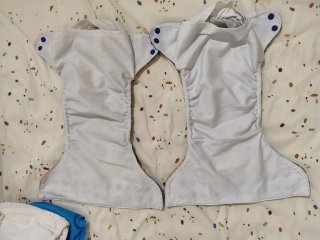 Lote de 7 Pañales de Tela Reutilizables