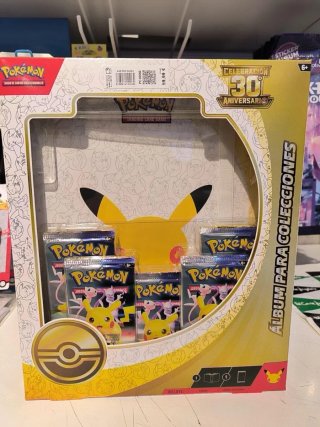 Álbum Pokémon 30 Aniversario + 5 Sobres