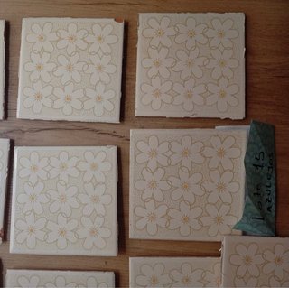 15 Azulejos Cerámicos 15x15cm
