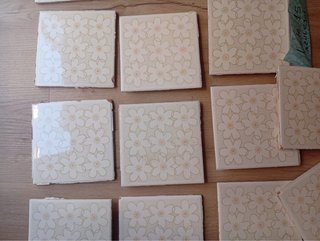 15 Azulejos Cerámicos 15x15cm