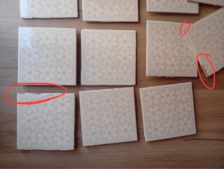 15 Azulejos Cerámicos 15x15cm