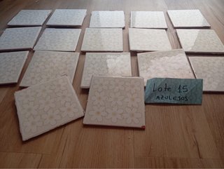 15 Azulejos Cerámicos 15x15cm