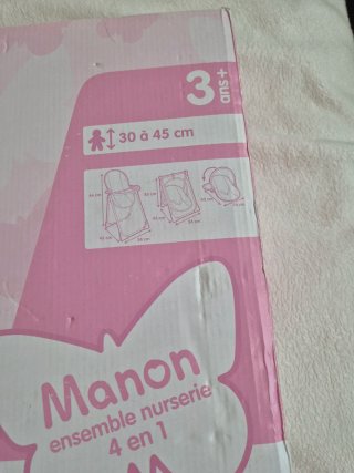Silla de paseo y trona para muñecas Kidway