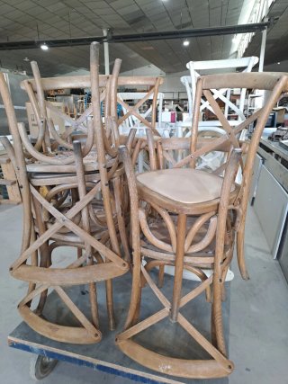 Sillas Crossback de Madera Hostelería Mobiliario