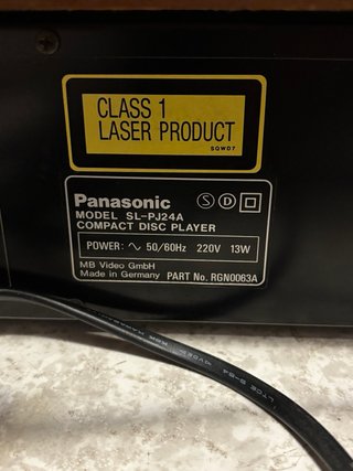 Equipo Hi-Fi vintage Panasonic + altavoces Diesse