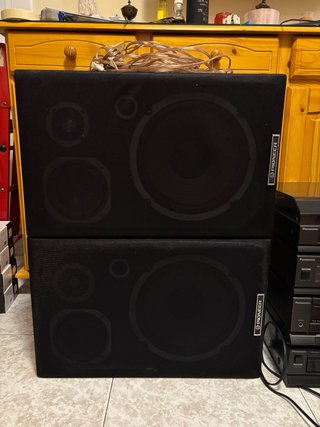 Equipo Hi-Fi vintage Panasonic + altavoces Diesse