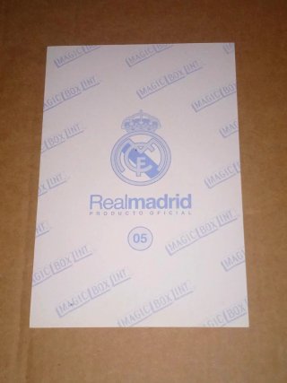 Carta, postal, foto de Roberto Carlos Real Madrid