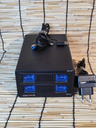 Caja Externa Dual Bay HDD/SSD