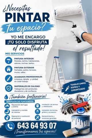 Servicios de Pintura y Fontanería