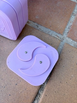 Dripex juego de 2 mancuernas ajustables 5 kg lila