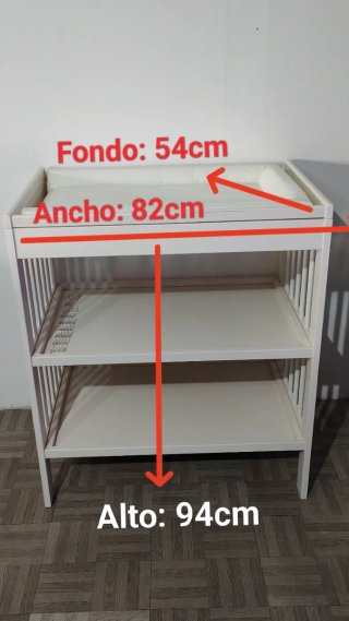 Cambiador Para Bebés Blanco