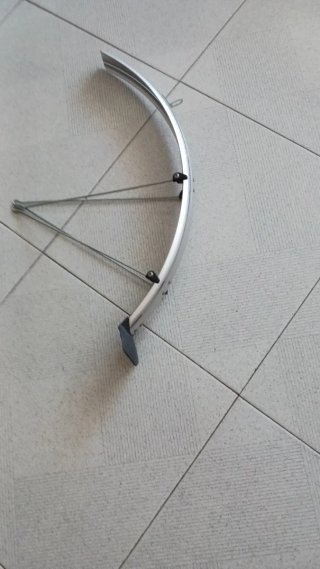 Guardabarros bici aluminio sin usar