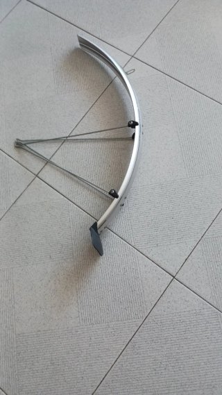 Guardabarros bici aluminio sin usar