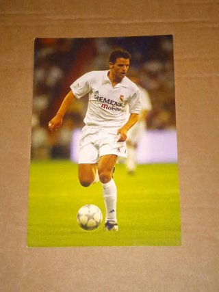 Foto, postal, cromo de Morientes Real Madrid