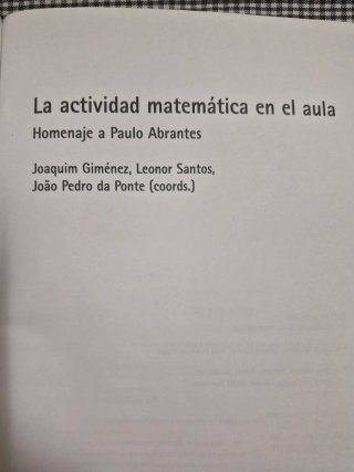 OFERTÓN LA ACTIVIDAD MATEMÁTICA EN EL AULA