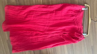 Falda pareo fucsia Massimo Dutti