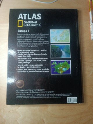 Atlas National Geographic Europa I